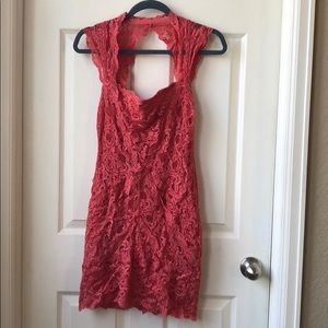 Nicole Miller Coral Dress